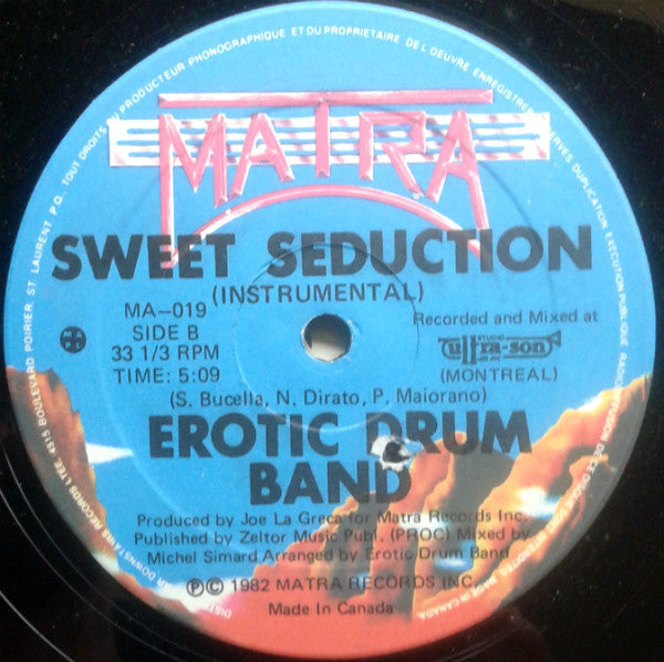 Erotic Drum Band : Sweet Seduction (12")