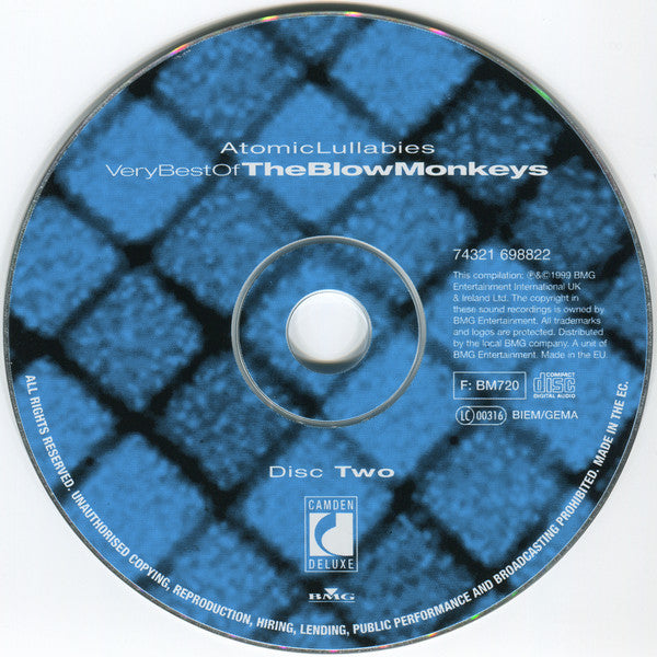 The Blow Monkeys : Atomic Lullabies: Very Best Of The Blow Monkeys (2xCD, Album, Comp)