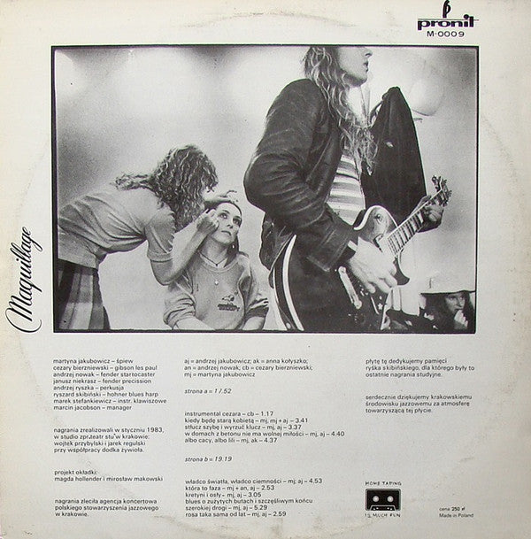 Martyna Jakubowicz : Maquillage (LP, Album, Cre)