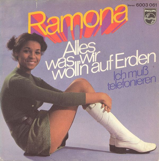 Ramona Wulf : Alles, Was Wir Woll'n Auf Erden (7", Single)