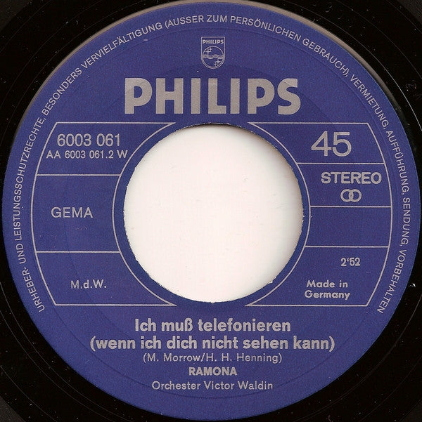 Ramona Wulf : Alles, Was Wir Woll'n Auf Erden (7", Single)