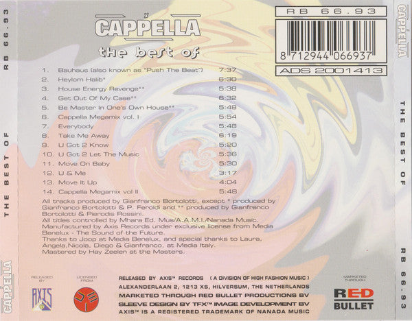 Cappella : The Best Of (CD, Comp)