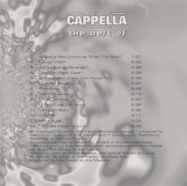 Cappella : The Best Of (CD, Comp)