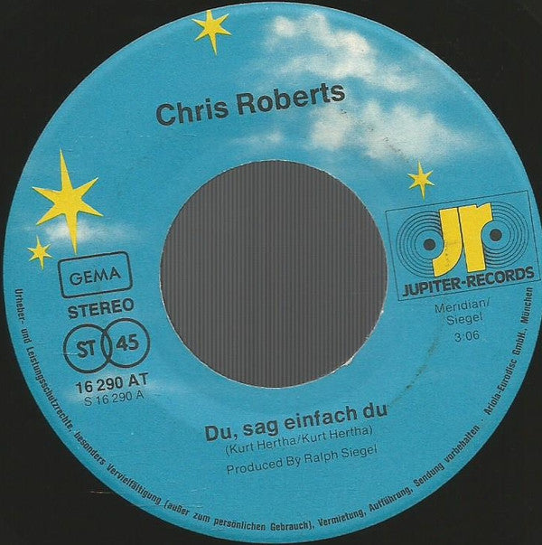 Chris Roberts : Du, Sag Einfach Du (7", Single)