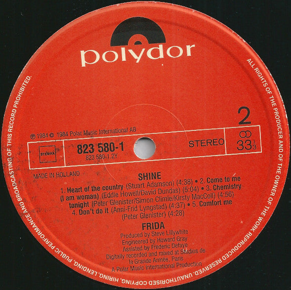 Frida : Shine (LP, Album)