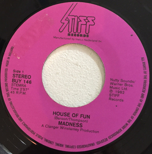 Madness : House Of Fun (7", Single)