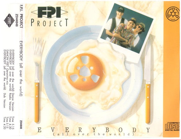 FPI Project : Everybody (All Over The World) (CD, Maxi)