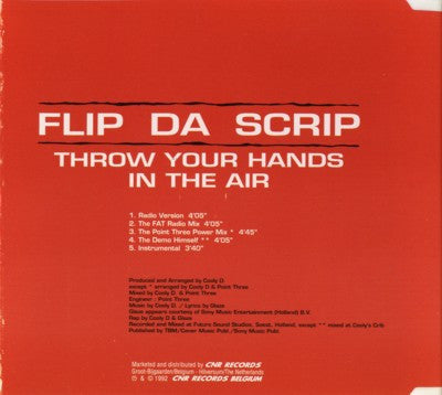 Flip Da Scrip : Throw Your Hands In The Air (CD, Maxi)