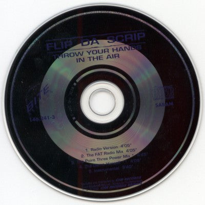 Flip Da Scrip : Throw Your Hands In The Air (CD, Maxi)