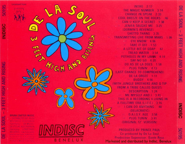 De La Soul : 3 Feet High And Rising (CD, Album)