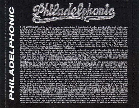 G. Love & Special Sauce : Philadelphonic (CD, Album)
