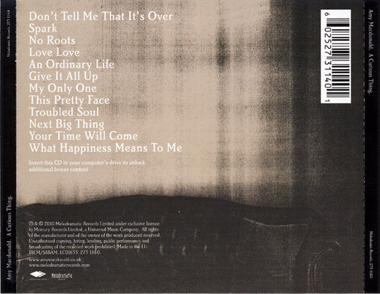 Amy MacDonald : A Curious Thing (CD, Album, Enh)