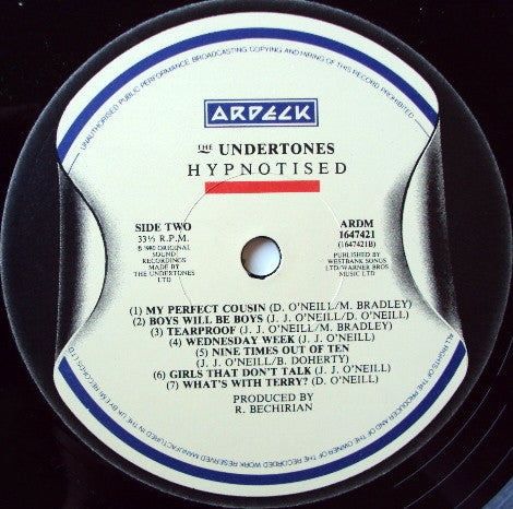 The Undertones : Hypnotised (LP, Album, RE)