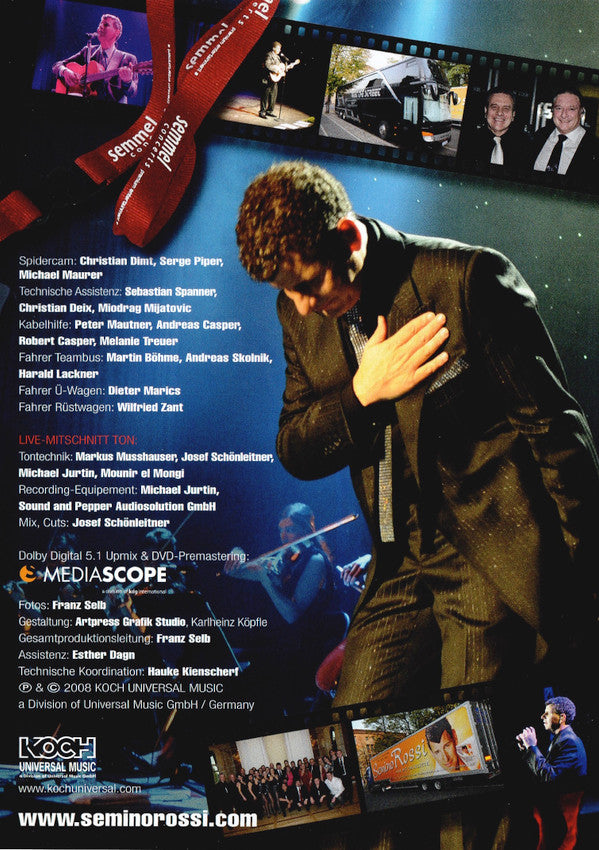 Semino Rossi : Einmal Ja - Immer Ja (Live) (2xDVD-V, PAL, All)