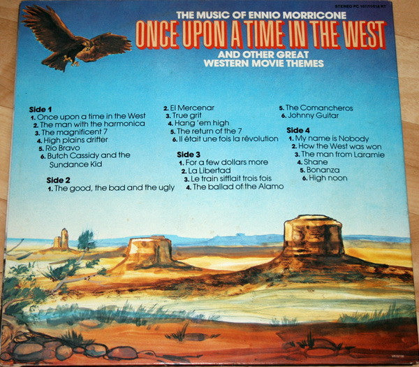 The Eddy Starr Orchestra & Singers : Once Upon A Time In The West (The Music Of Ennio Morricone And Other Great Western Movie Themes) (2xLP, Album, Gat)