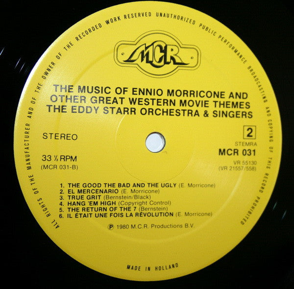 The Eddy Starr Orchestra & Singers : Once Upon A Time In The West (The Music Of Ennio Morricone And Other Great Western Movie Themes) (2xLP, Album, Gat)