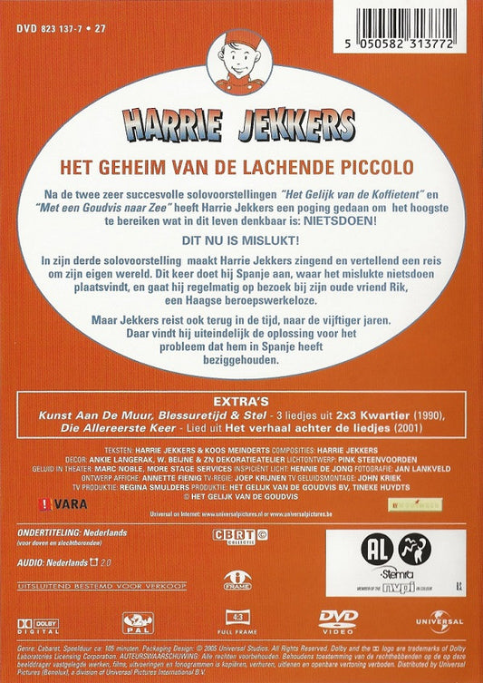 Harrie Jekkers : Het Geheim Van De Lachende Piccolo (DVD-V, RE, PAL)