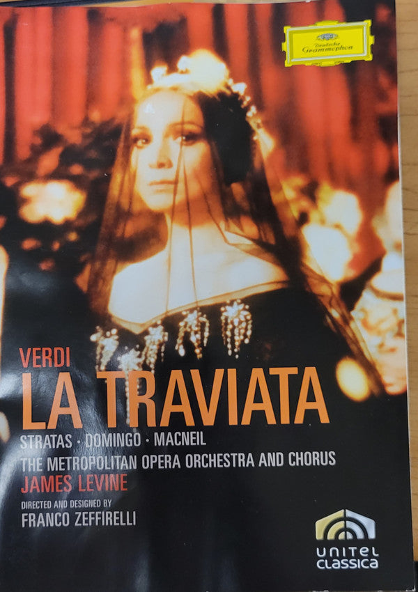 Giuseppe Verdi : Teresa Stratas • Placido Domingo • Cornell MacNeil • The Metropolitan Opera House Orchestra And Metropolitan Opera Chorus, James Levine (2) Directed And Designed By Franco Zeffirelli : La Traviata (DVD-V, Multichannel, NTSC, All)