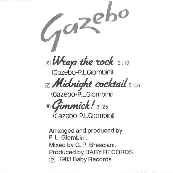 Gazebo : I Like Chopin (CD, Album, RP)