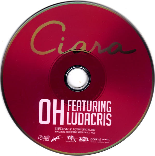 Ciara (2) Featuring Ludacris : Oh (CD, Maxi)