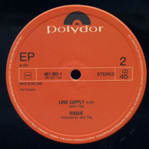 Risqué (2) : Jimmy Mack (Special Maxi Version) (12", Maxi)