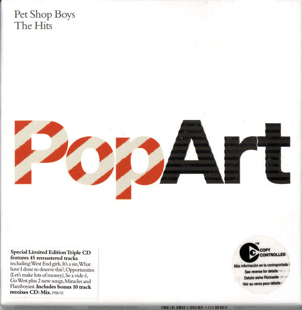 Pet Shop Boys : PopArt (The Hits) (3xCD, Comp, Copy Prot., RM + Box, Ltd)