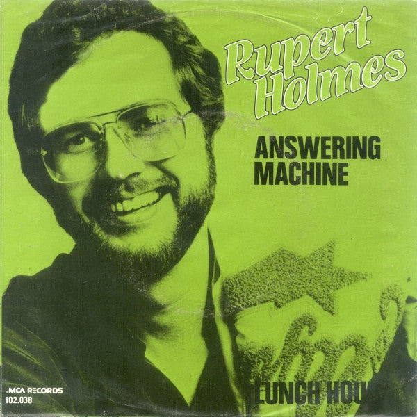 Rupert Holmes : Answering Machine (7", Single)
