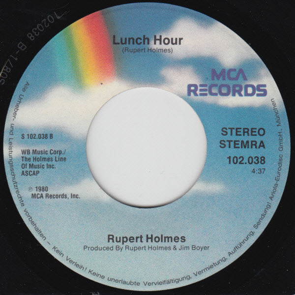 Rupert Holmes : Answering Machine (7", Single)
