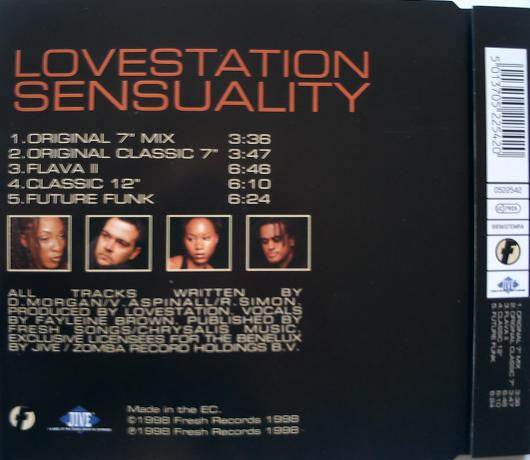 Lovestation : Sensuality (CD, Maxi)