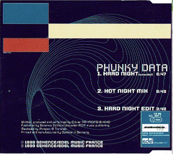 Phunky Data : Hard Night (CD, Maxi)