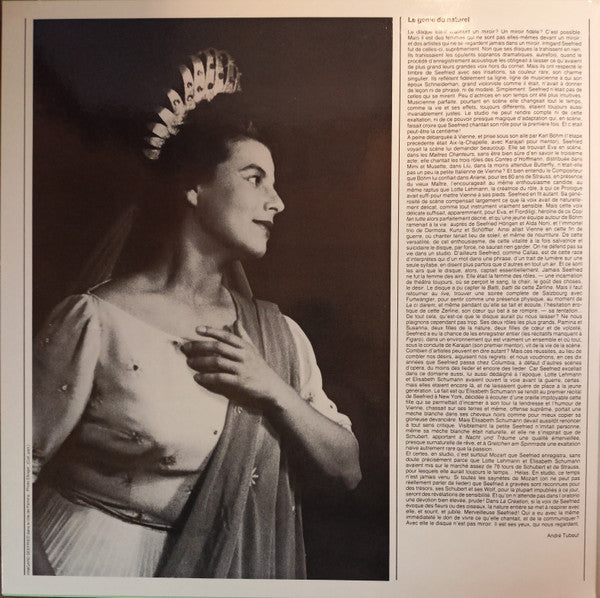 Irmgard Seefried : Airs d'Opéras et Mélodies (2xLP, Comp, Mono)