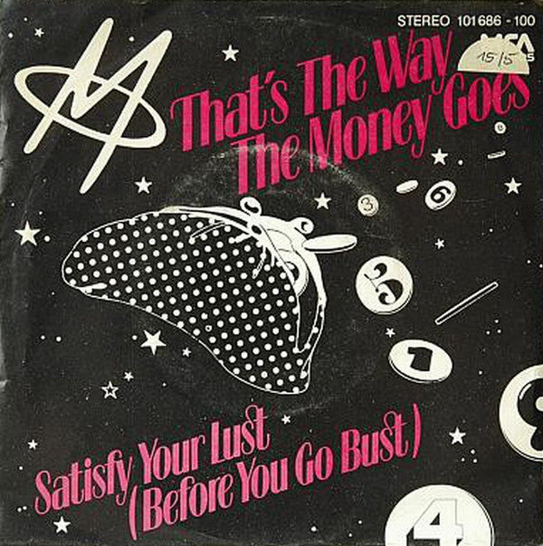 M (2) : That's The Way The Money Goes (7", Single)