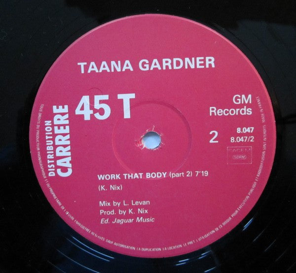 Taana Gardner : Work That Body (12", Maxi)