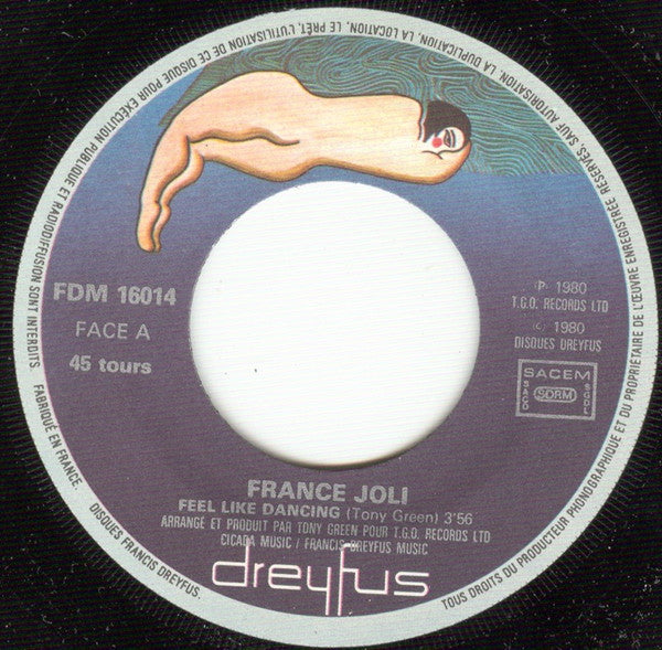 France Joli : Feel Like Dancing (7", Single)