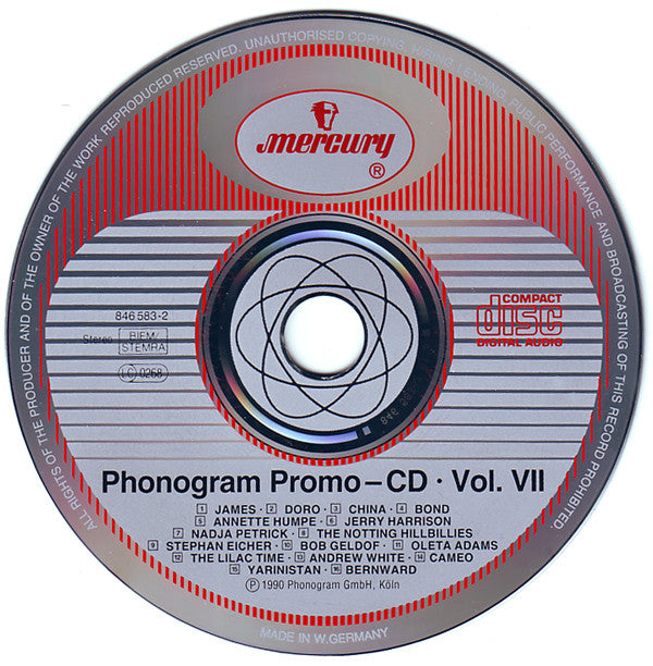 Various : Phonogram Promotion CD Nr. 7 (CD, Comp, Promo)