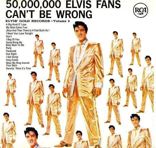 Elvis Presley : 50,000,000 Elvis Fans Can't Be Wrong (Elvis' Gold Records - Volume 2) (CD, Comp, RE)