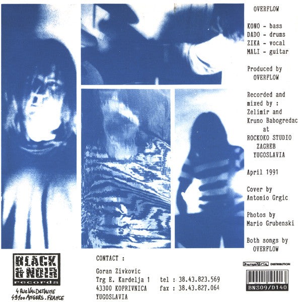 Overflow (11) : Naked / Beautiful Fire (7", Single)
