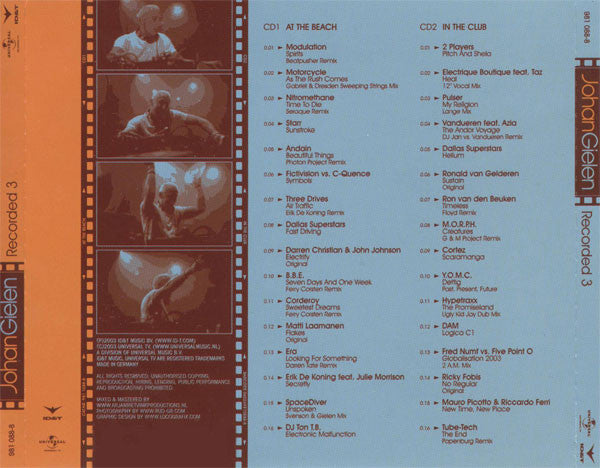 Johan Gielen : Recorded 3 (2xCD, Comp, Mixed)