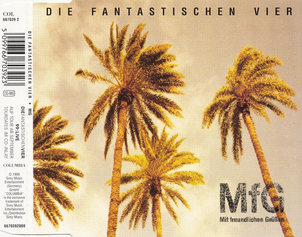 Die Fantastischen Vier : MfG (Mit Freundlichen Grüßen) (CD, Maxi)