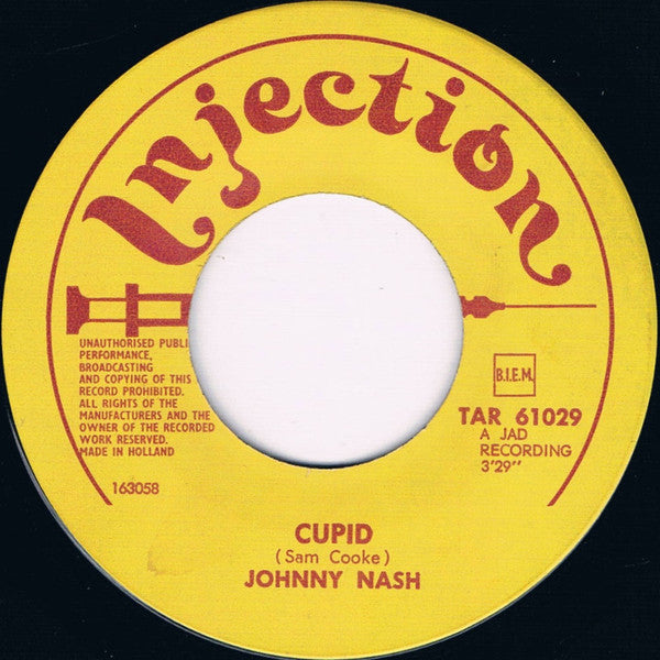 Johnny Nash : Hold Me Tight / Cupid (7", Single)
