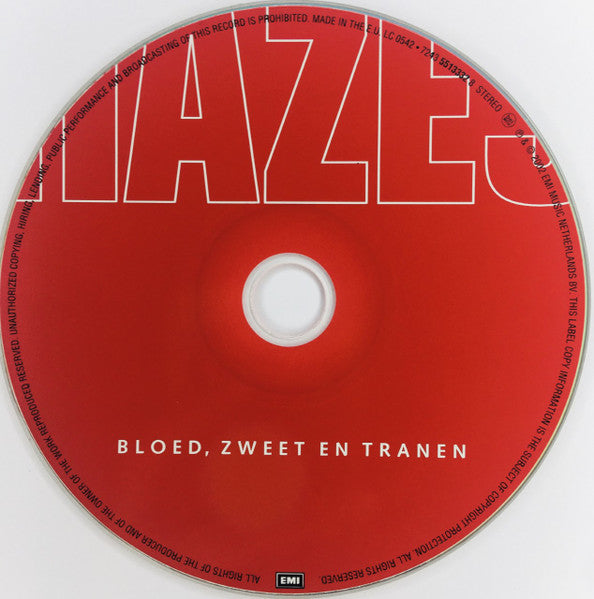 André Hazes : Bloed, Zweet En Tranen (CD, Single, Car)