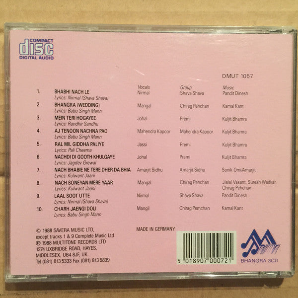 Various : Bhabhi Nach Le (Bhangra Wedding Songs) (CD)