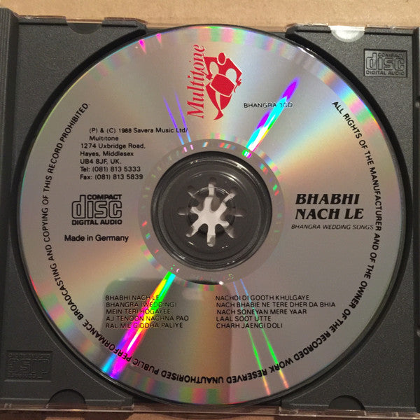 Various : Bhabhi Nach Le (Bhangra Wedding Songs) (CD)