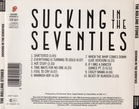 The Rolling Stones : Sucking In The Seventies (CD, Comp, RE, RM)