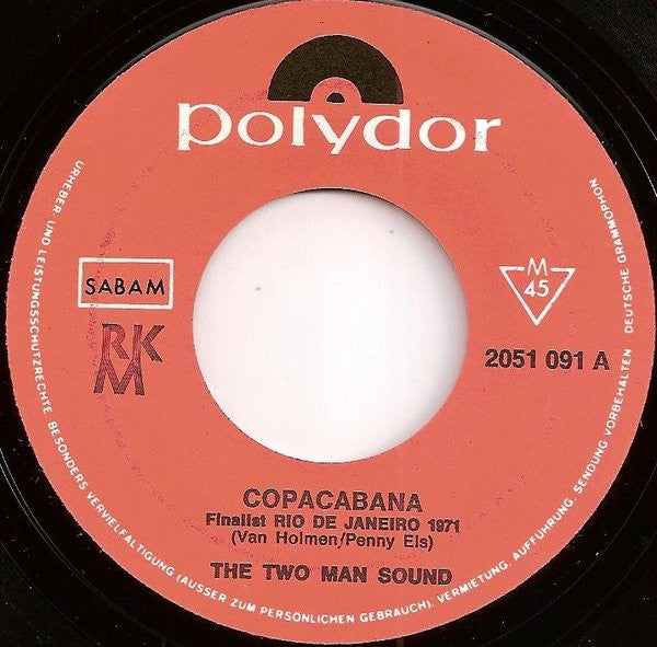 Two Man Sound : Copacabana (7", Single, Mono)