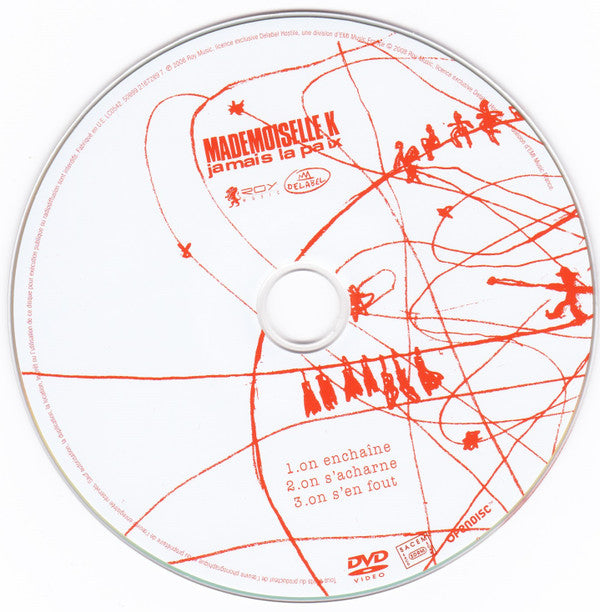 Mademoiselle K : Jamais La Paix (CD, Album + DVD, PAL)