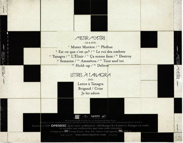 -M- : Mister Mystère (CD, Album, Ope + DVD, PAL)