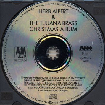 Herb Alpert & The Tijuana Brass : Christmas Album (CD, Album, RE)