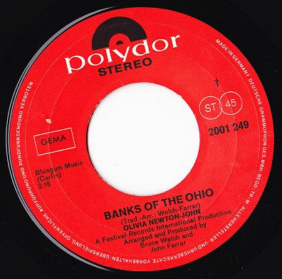 Olivia Newton-John : Banks Of The Ohio (7", Single)