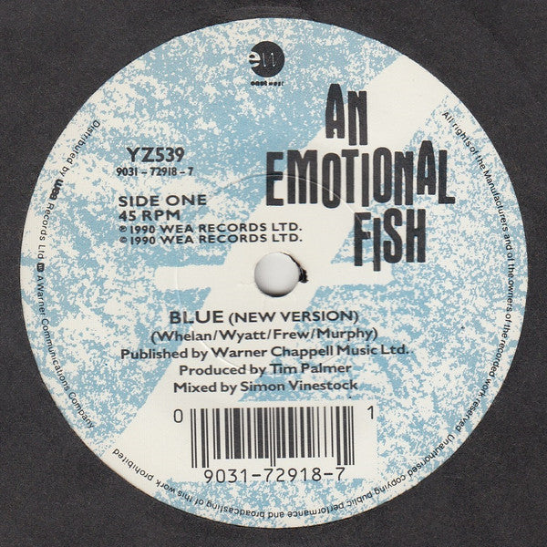 An Emotional Fish : Blue (7", Single)